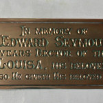 Rev Edward Seymour Memorial Plaque